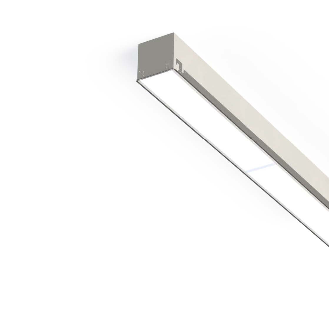LED RECESSED LINEAR GRAY AND WHITE