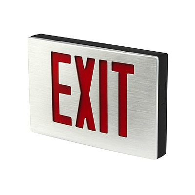 Die-Cast Aluminum LED Exit Sign