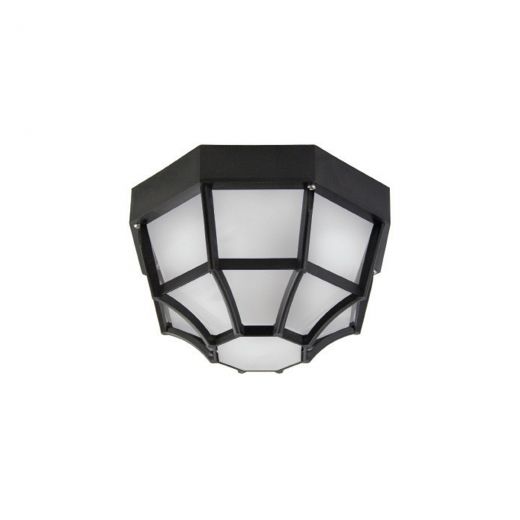 Black LED Outdoor Octagon