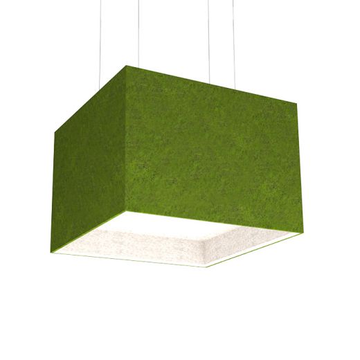 Square Box Acoustic Drum Pendant Lighting