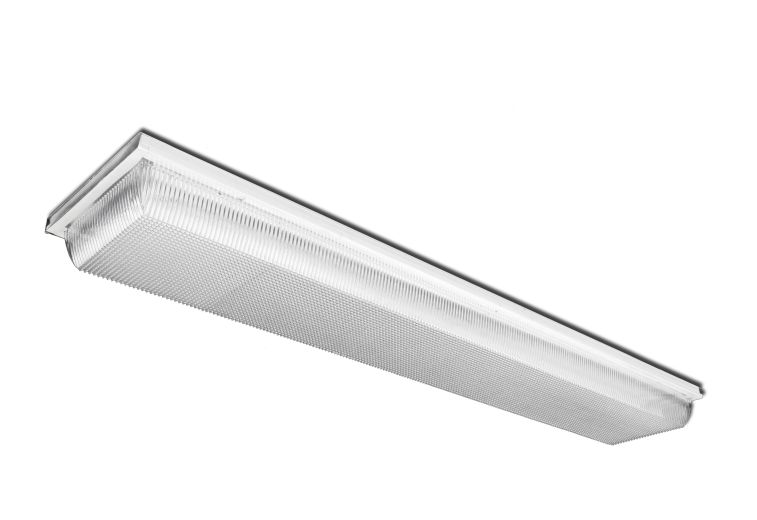 A wrap around fluorescent fixture